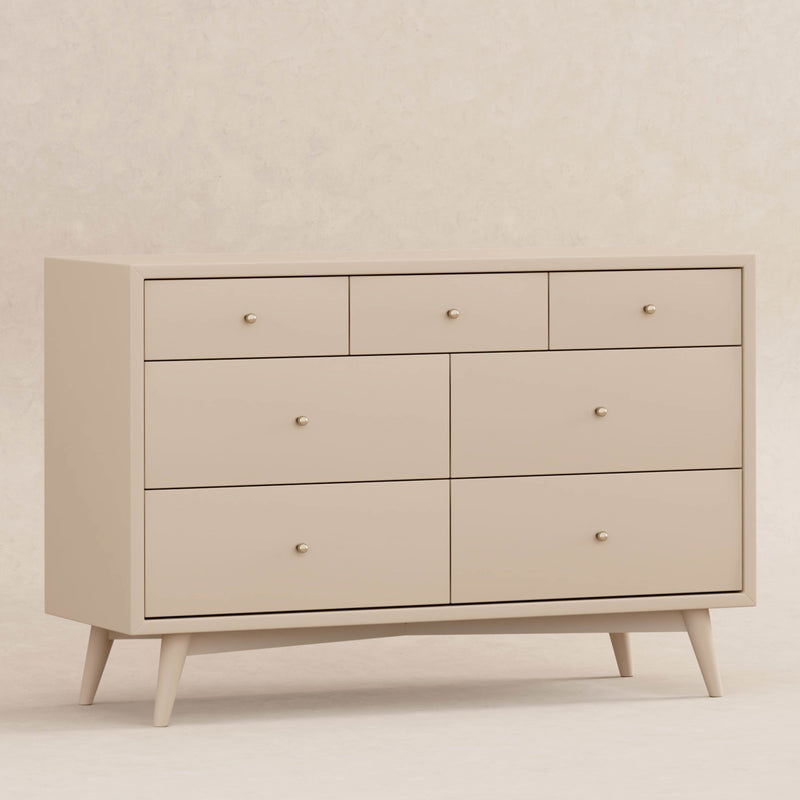 M15916TPE,Palma 7-Drawer Double Dresser  Assembled in Taupe