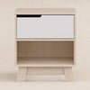 M4260NXW,Hudson Nightstand with USB Port in Washed Natural / White
