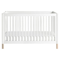M12901WNX,Gelato 4-in-1 Convertible Crib w/Toddler Conversion Kit in White  NX Feet