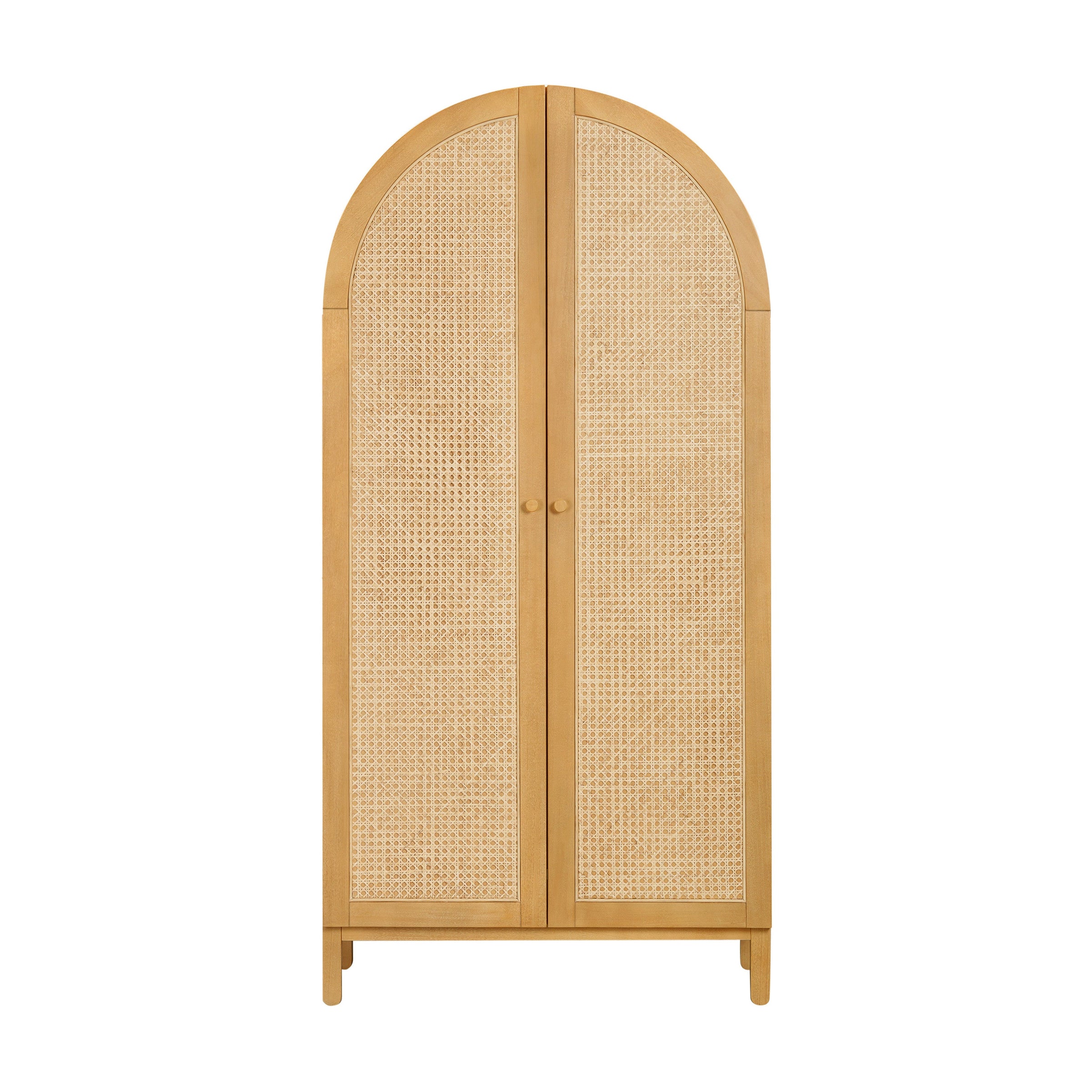 M25929HY,Bondi Cane Armoire  Assembled in Honey