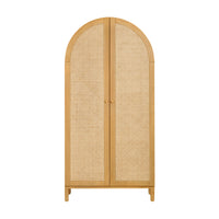 M25929HY,Bondi Cane Armoire  Assembled in Honey