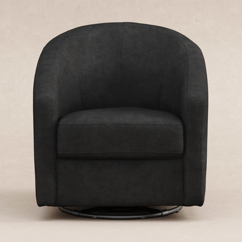 M5887BLKV,Madison Swivel Glider in Black Velvet