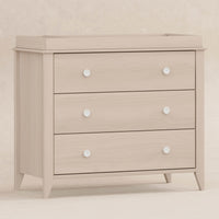 M10323NXW,Sprout 3-Drawer Changer Dresser in Washed Natural and White