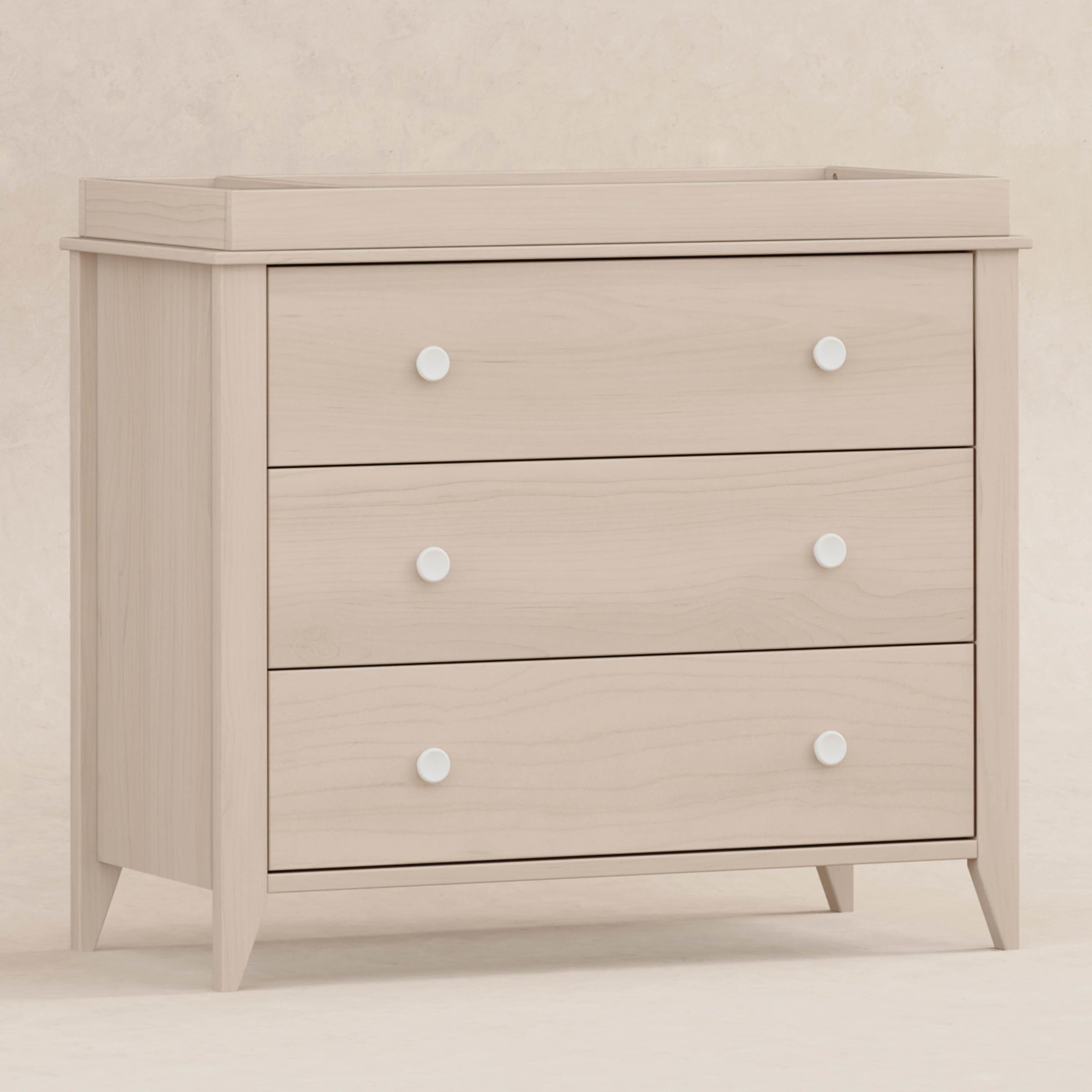 M10323NXW,Sprout 3-Drawer Changer Dresser in Washed Natural and White