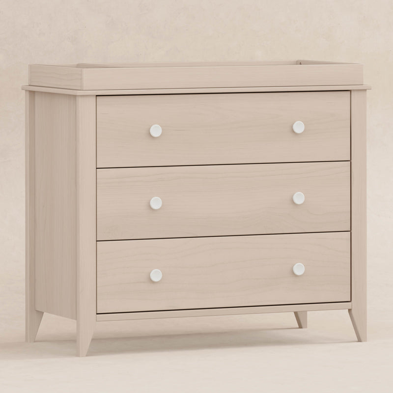M10323NXW,Sprout 3-Drawer Changer Dresser in Washed Natural and White