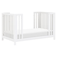 M30880W,Rolli 9-in-1 Convertible All-Stages?? Crib w/ Bassinet & Toddler Bed Kits in White