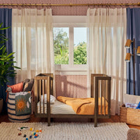 M29880NL,Pogo 8-in-1 Convertible Crib w/All-Stages Conversion Kits in Natural Walnut