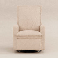 M20977CSG,Cali Flange Gliding Swivel Recliner in Chai Shearling