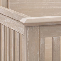 M24401SDB,Beckett Rustic 4-in-1 Convertible Flat Top Crib in Sandbar