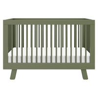 M4201OL,Hudson 3-in-1 Convertible Crib w/Toddler Bed Conversion Kit in Olive