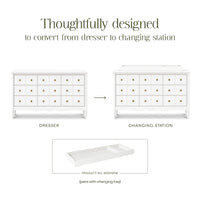 M7128RW,Liberty 9-Drawer Assembled Dresser in Warm White