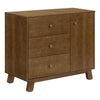 M32523NL,Hudson Modern 3-Drawer Dresser in Natural Walnut
