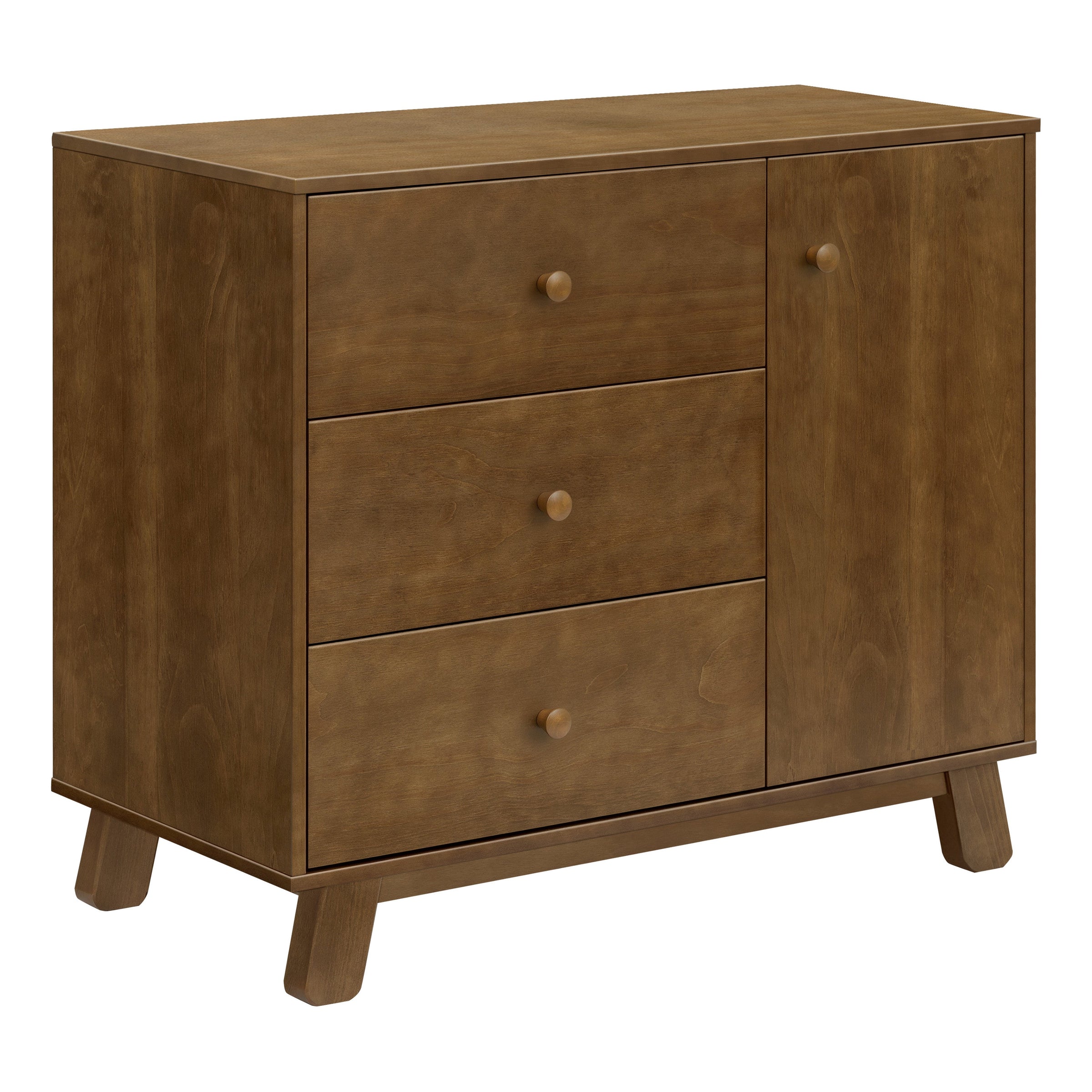 M32523NL,Hudson Modern 3-Drawer Dresser in Natural Walnut
