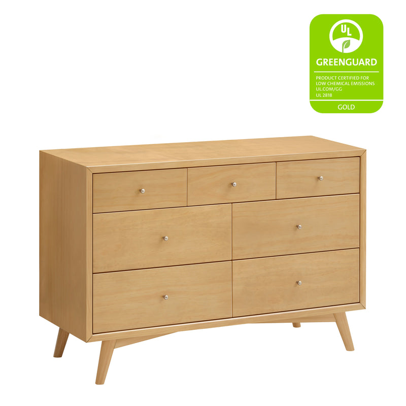 M15916HY,Palma 7-Drawer Double Dresser  Assembled in Honey
