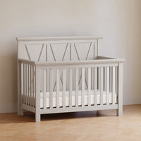 B14501WDF,Emory Farmhouse 4-in-1 Convertible Crib in White Driftwood