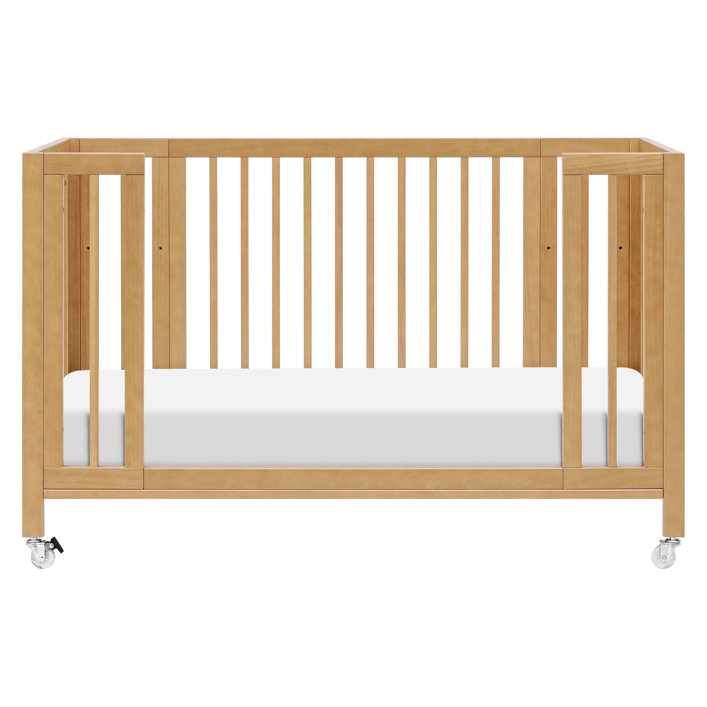 M30880HY,Rolli 9-in-1 Convertible All-Stages?? Crib w/ Bassinet & Toddler Bed Kits in Honey