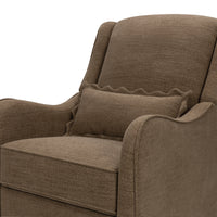 M27787PTEB,Devon Recliner and Swivel Glider in Performance Truffle Eco-Basketweave