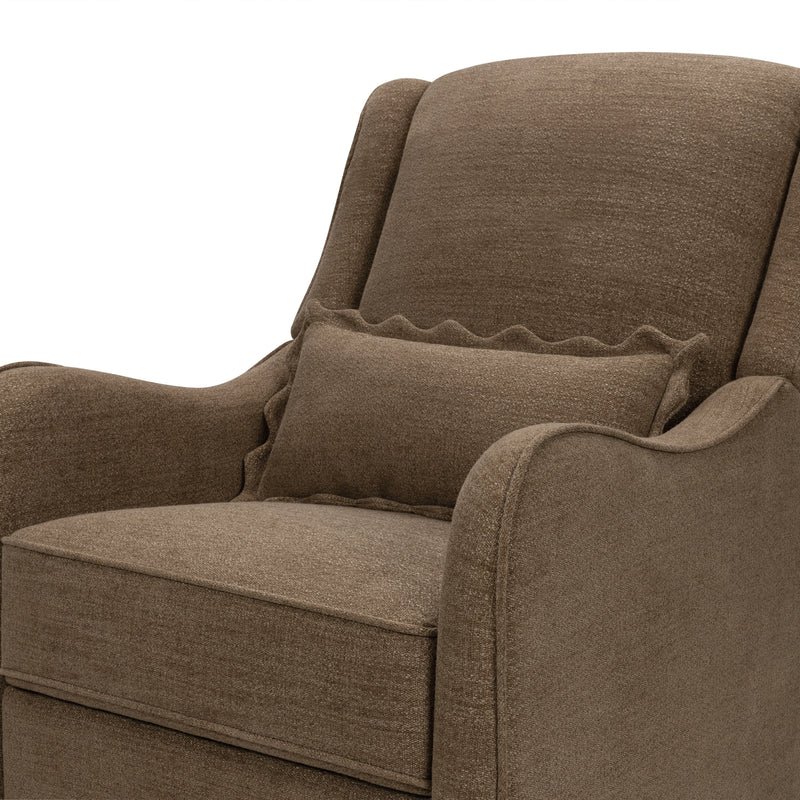 M27787PTEB,Devon Recliner and Swivel Glider in Performance Truffle Eco-Basketweave