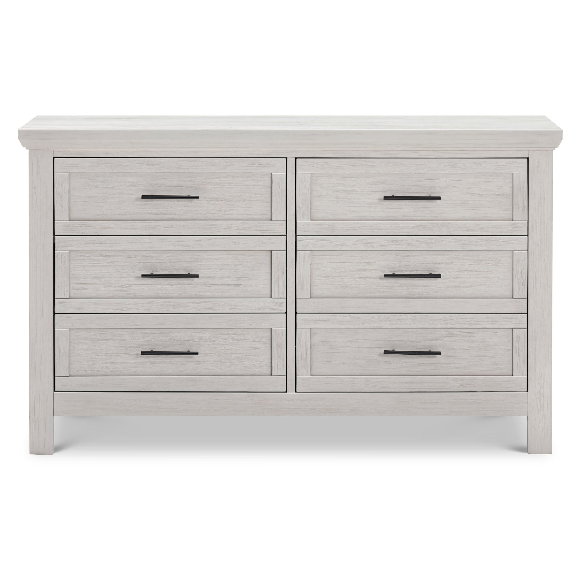 B14516WDF,Emory Farmhouse 6-Drawer Dresser in White Driftwood