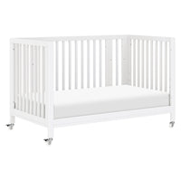 M30880W,Rolli 9-in-1 Convertible All-Stages?? Crib w/ Bassinet & Toddler Bed Kits in White