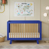 M4201CBTHY,Hudson 3-in-1 Convertible Crib w/Toddler Bed Conversion Kit in Cobalt/Honey