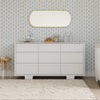M23428W,Yuzu 9-Drawer Dresser  Assembled in White
