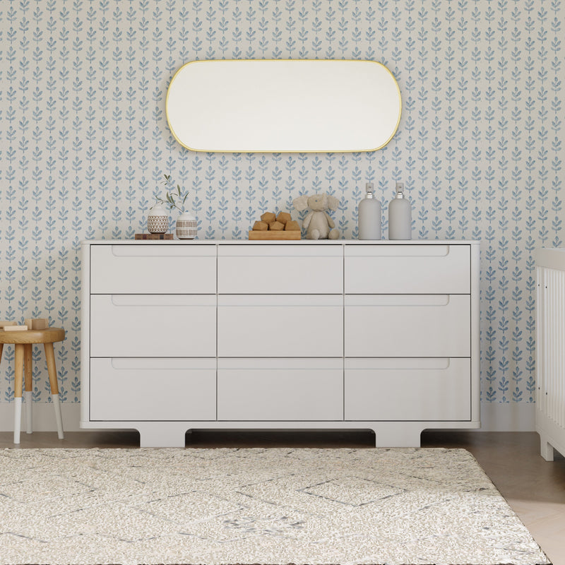 M23428W,Yuzu 9-Drawer Dresser  Assembled in White