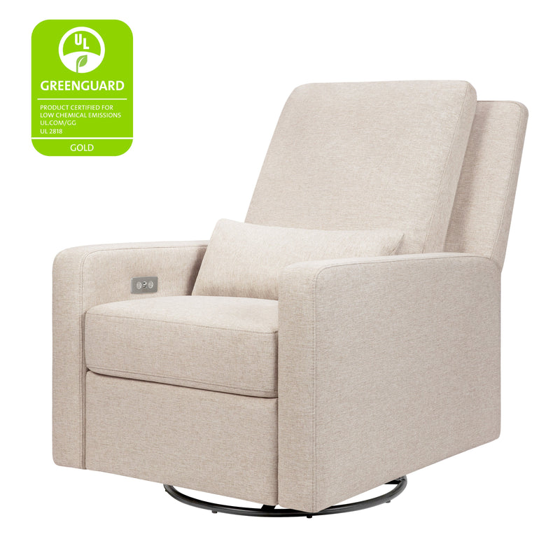 M23085PBEW,Sigi Glider Recliner w/ Electronic Control and USB in Performance Beach Eco-Weave
