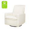 M20977CMSG,Cali Flange Gliding Swivel Recliner in Cream Shearling