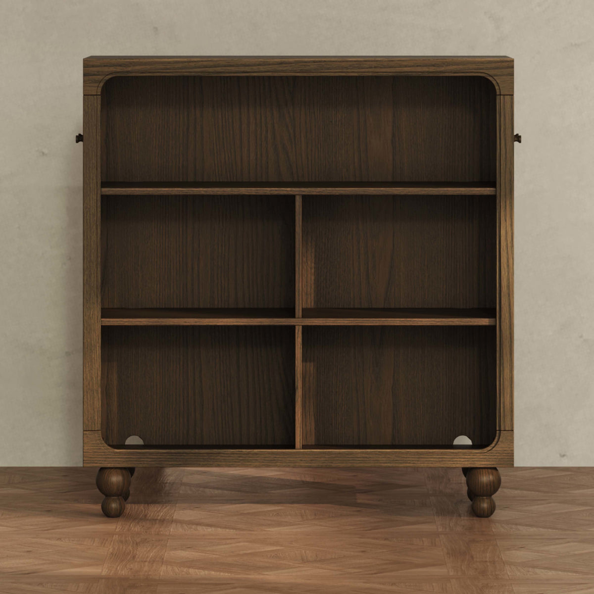 M33314TE,Nate Berkus x Babyletto Astre Assembled Bookcase in Toffee