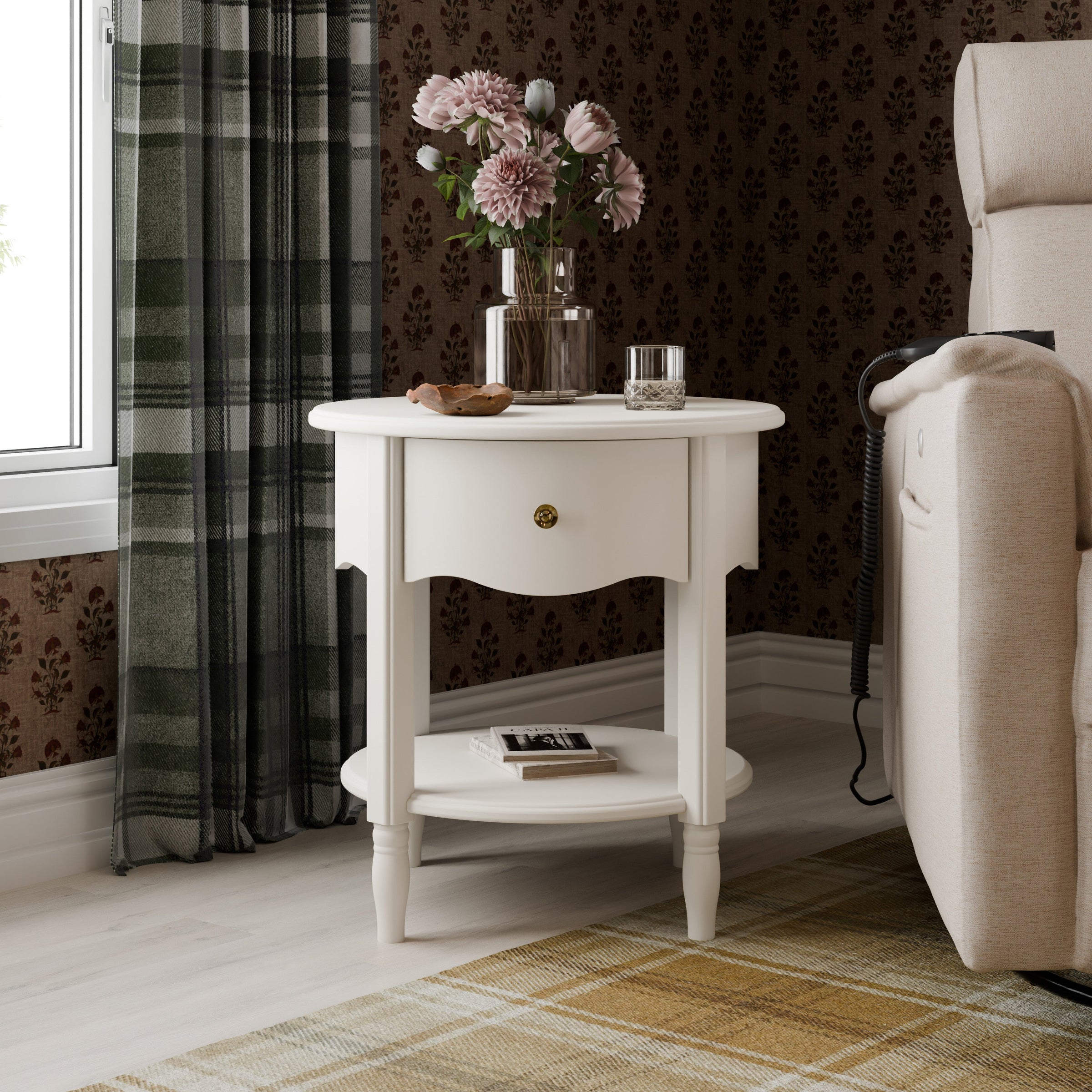 M7160RW,Liberty Assembled Nightstand in Warm White