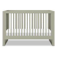 M23301FS,Nantucket 3-in-1 Convertible Crib w/Toddler Bed Conversion Kit in French Sage