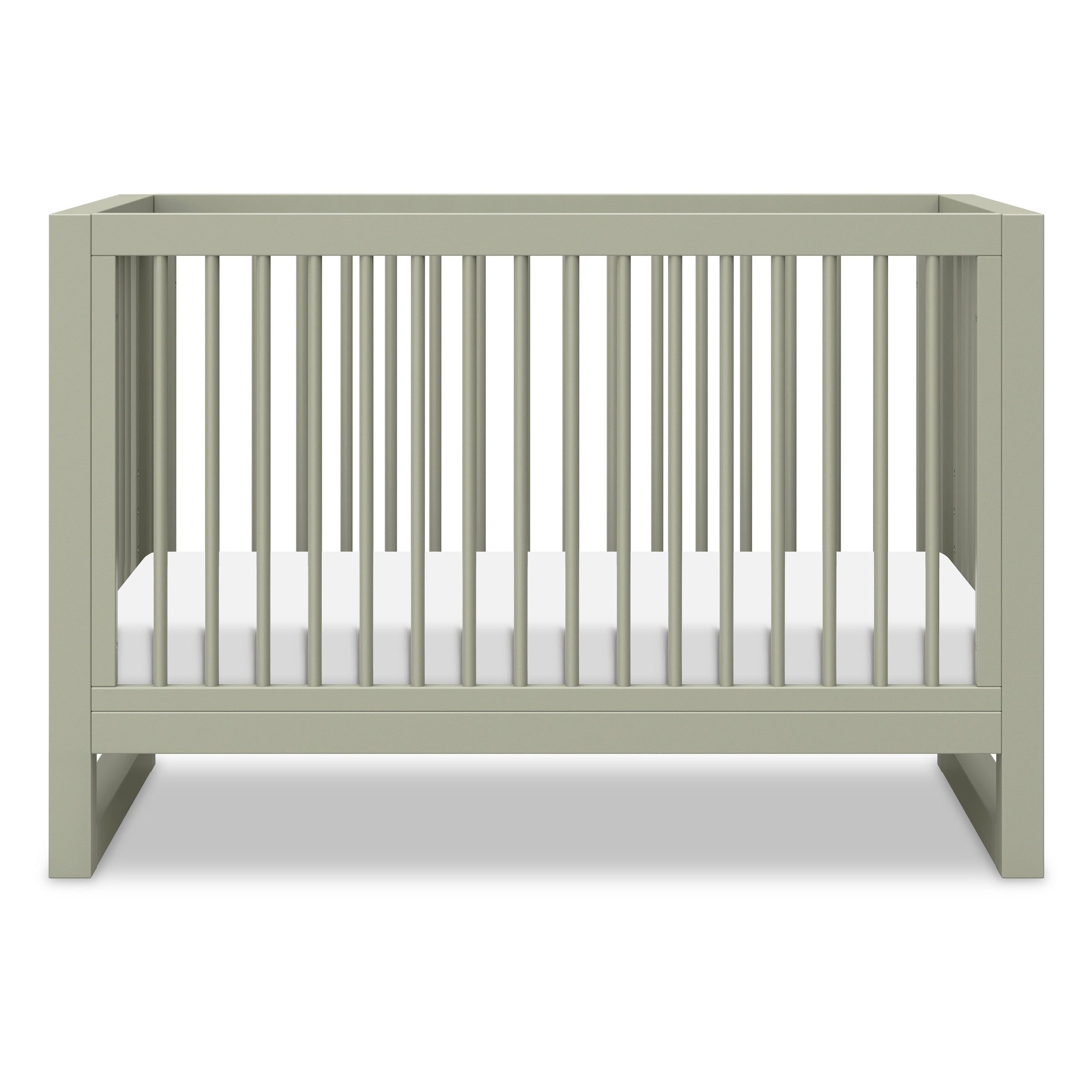 M23301FS,Nantucket 3-in-1 Convertible Crib w/Toddler Bed Conversion Kit in French Sage