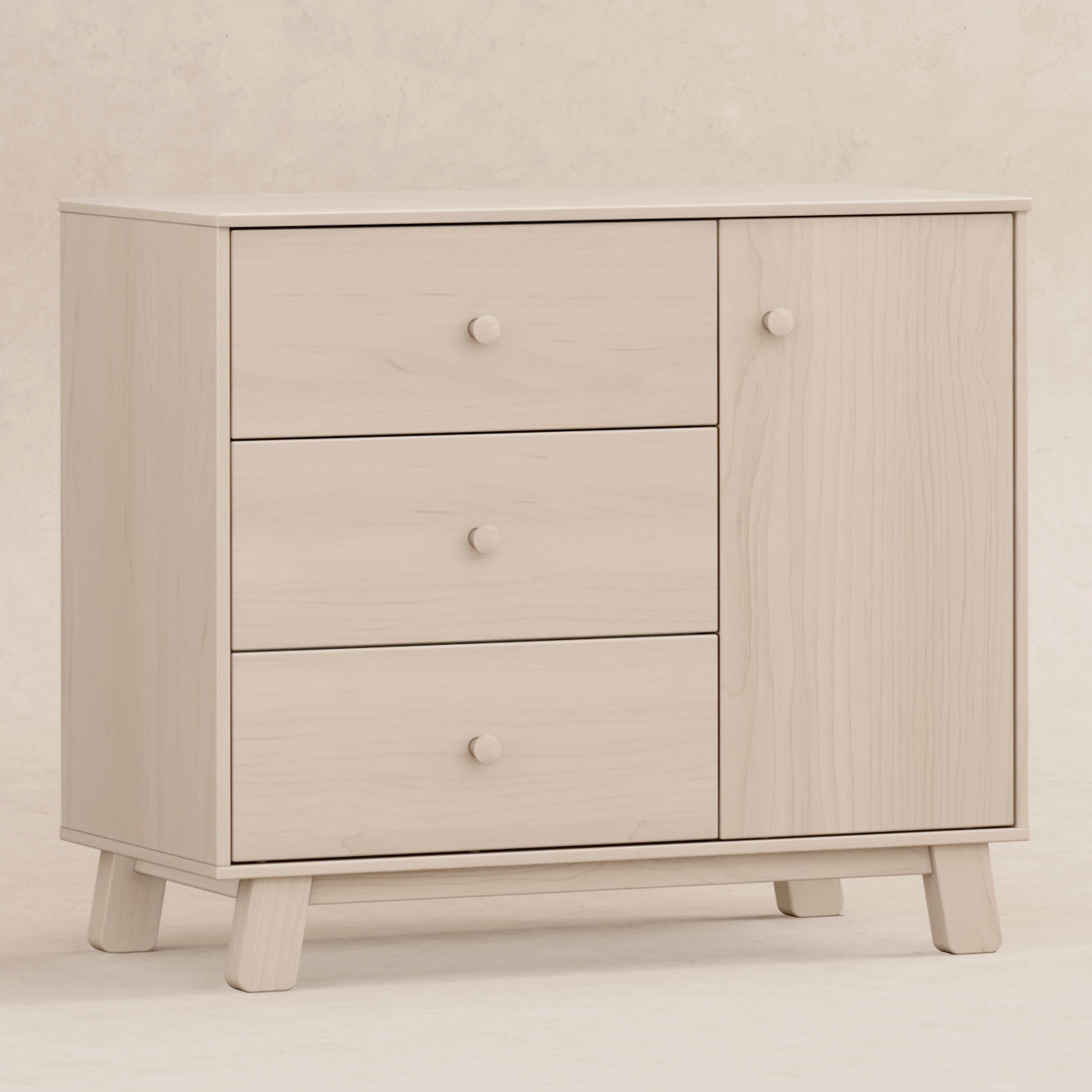 M32523NX,Hudson Modern 3-Drawer Dresser in Washed Natural