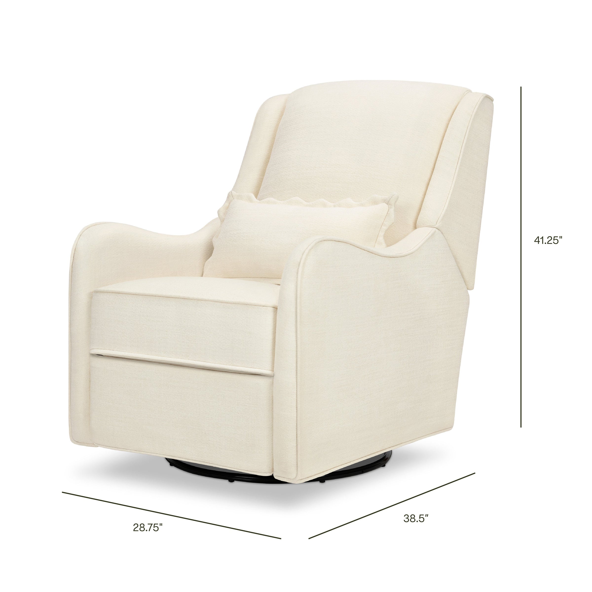 M27787PIEB,Devon Recliner and Swivel Glider in Performance Ivory Eco-Basketweave