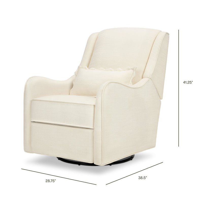 M27787PIEB,Devon Recliner and Swivel Glider in Performance Ivory Eco-Basketweave
