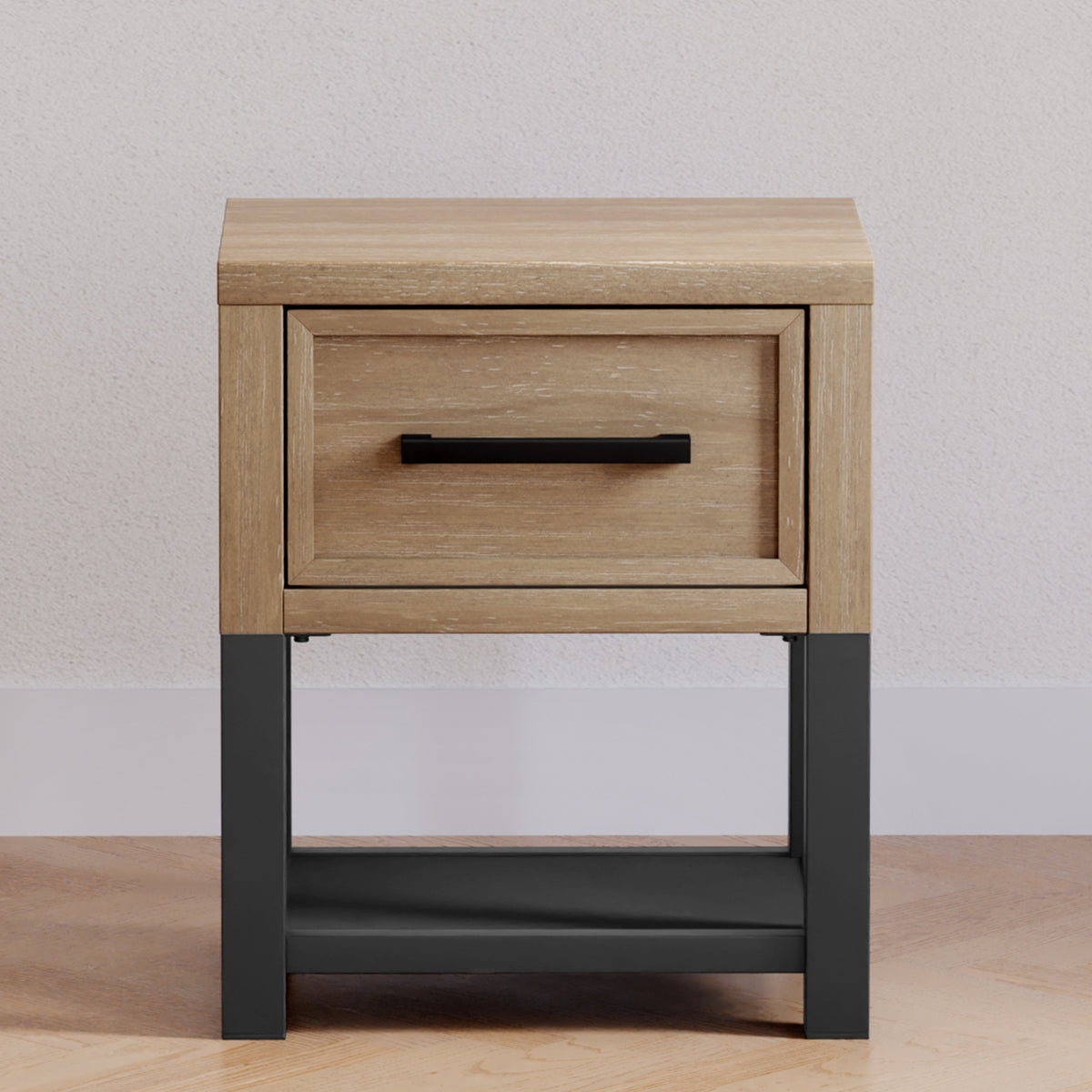 B25860DF,Newbern Nightstand  Assembled in Driftwood