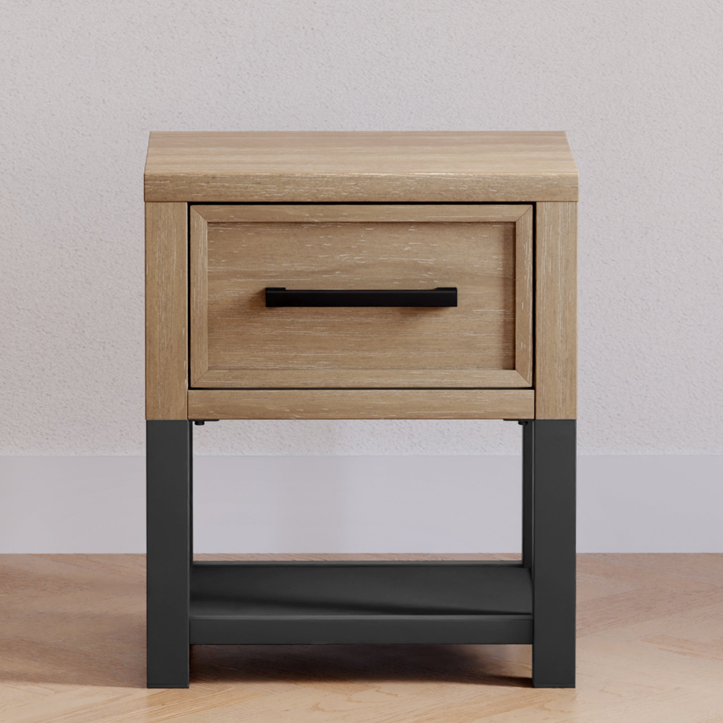 B25860DF,Newbern Nightstand  Assembled in Driftwood