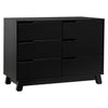 M4216B,Hudson 6-Drawer Double Dresser  Assembled in Black