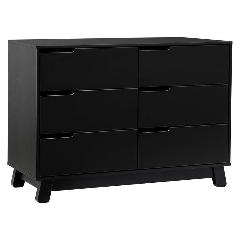 M4216B,Hudson 6-Drawer Double Dresser  Assembled in Black