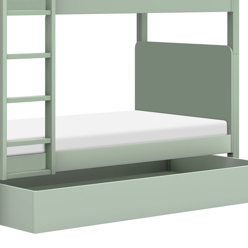 M18494LS,TipToe Bunk Bed in Light Sage