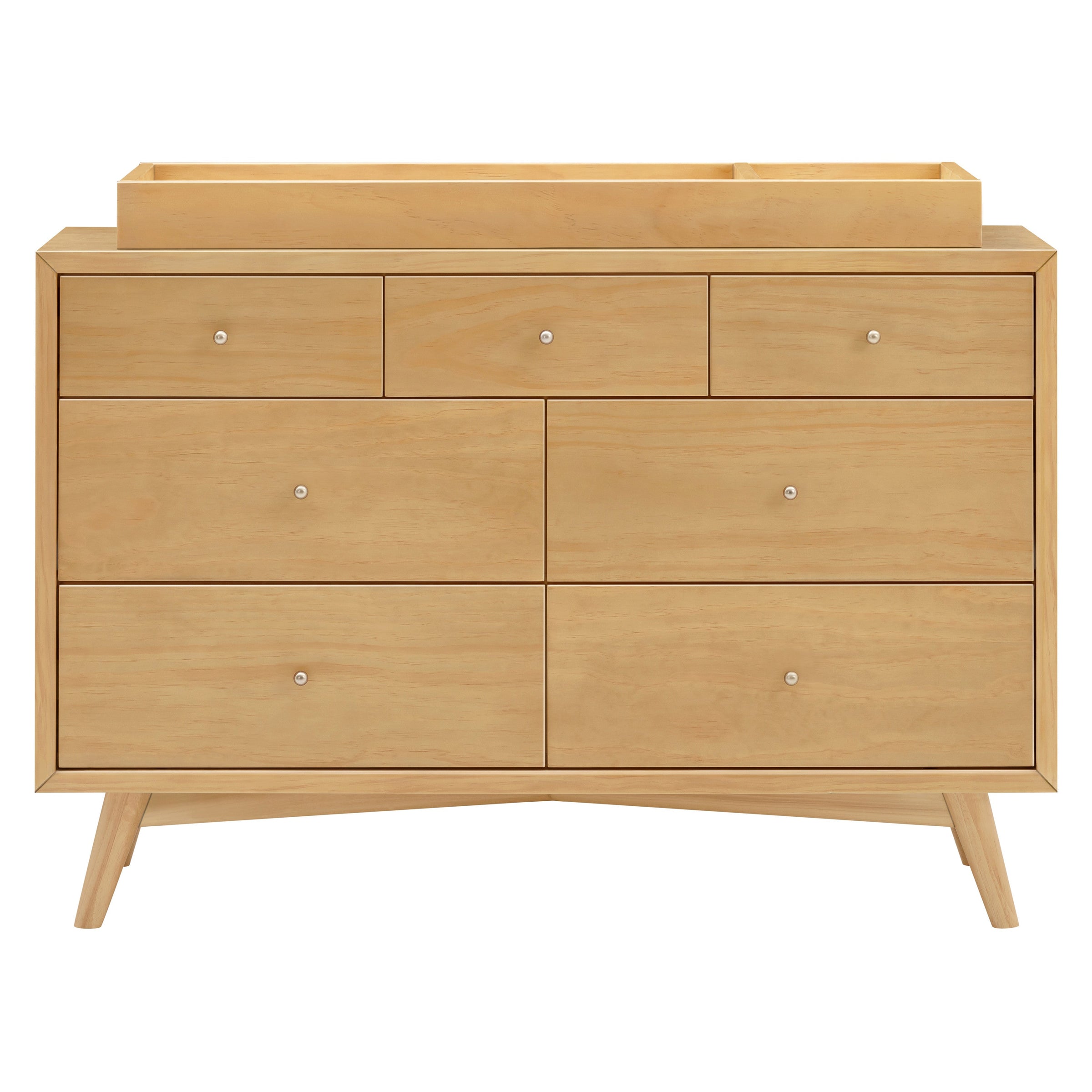 M15916HY,Palma 7-Drawer Double Dresser  Assembled in Honey