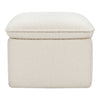 M20985WB,Cali Storage Ottoman in Ivory Boucle