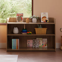 M32211NL,Melo Montessori-Inspired Bookcase in Natural Walnut
