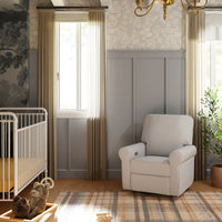 B17787PGET,Monroe Pillowback Power Recliner in Performance Grey Eco-Twill