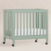 M6698LS,Origami Mini Crib in Light Sage