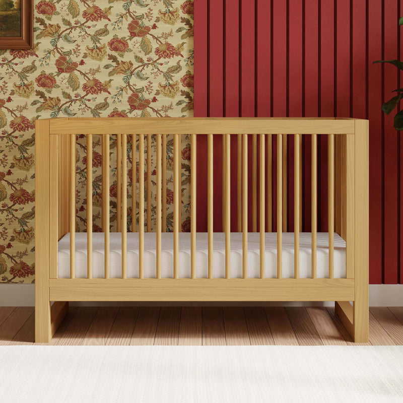 M23301HY,Nantucket 3-in-1 Convertible Crib w/Toddler Bed Conversion Kit in Honey