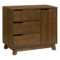 M4223NL,Hudson 3-Drawer Changer Dresser w/Removable Changing Tray in Natural Walnut