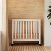 M6698NX,Origami Mini Crib in Washed Natural