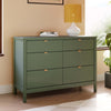 M25616FRGR,Bondi 6-Drawer Assembled Dresser in Forest Green